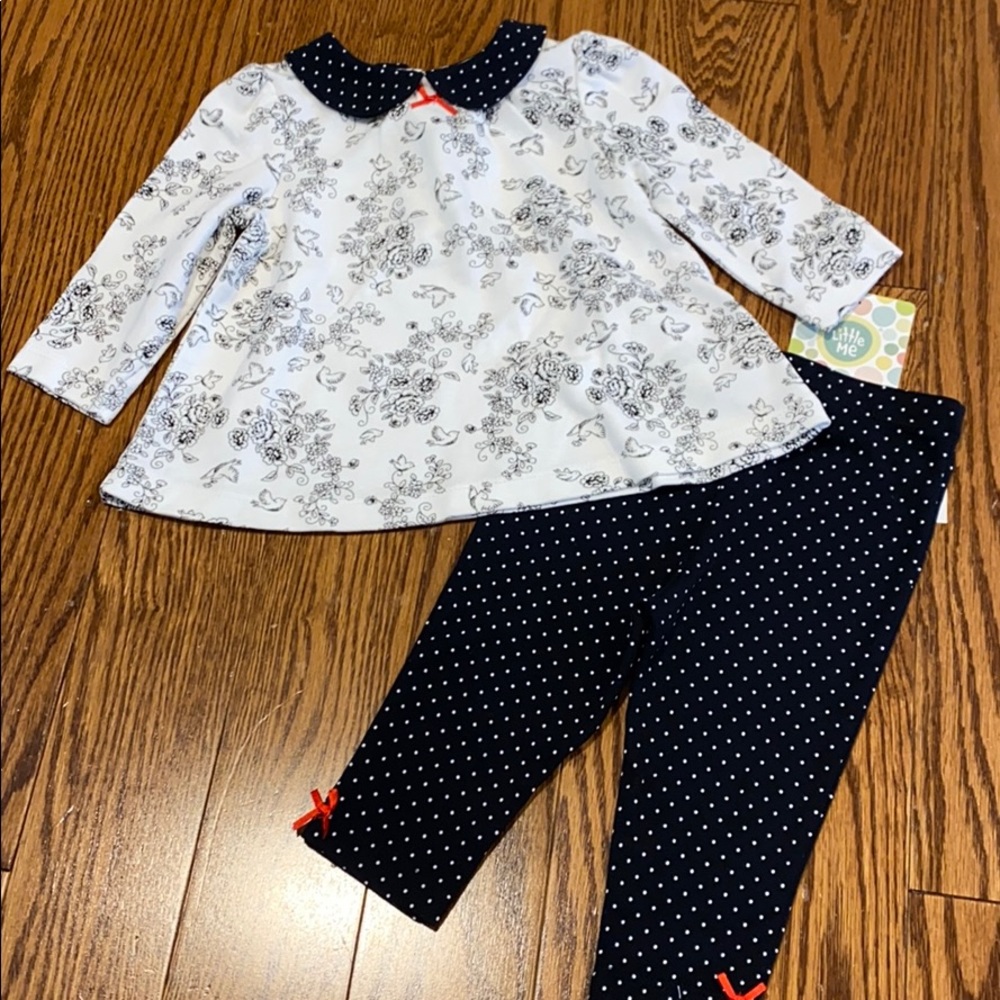 Little Me set - 6 months